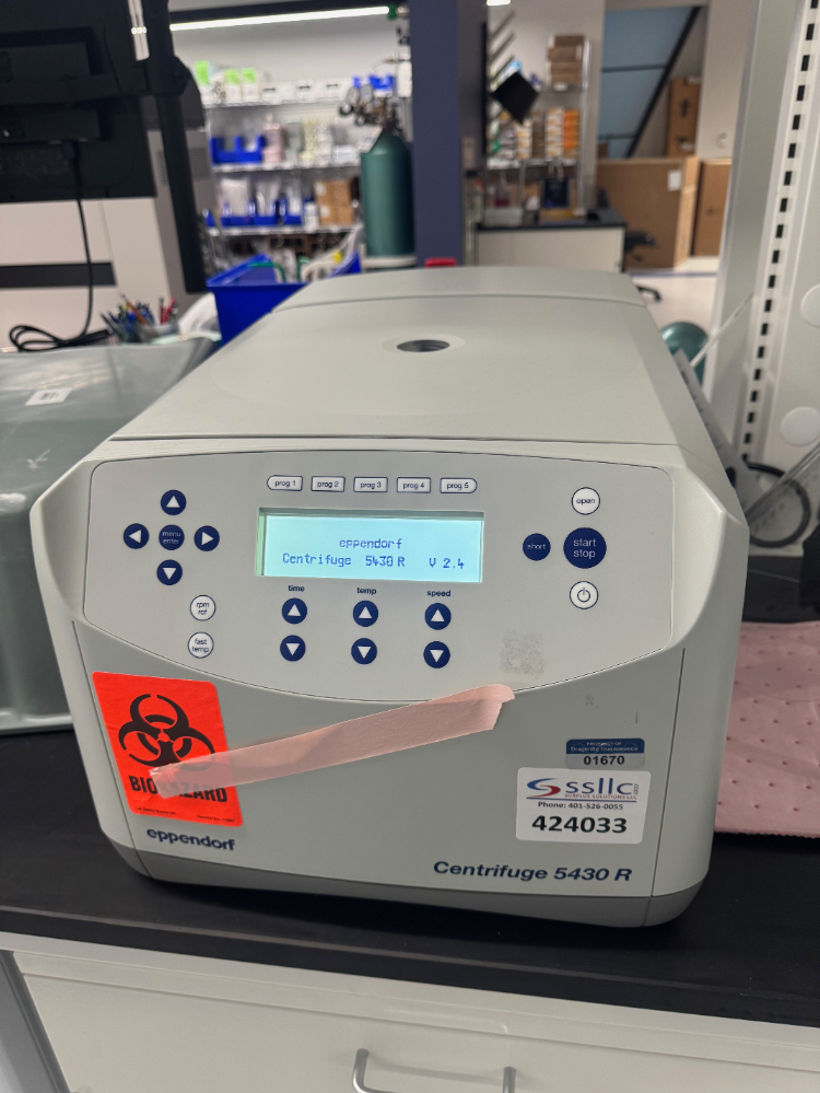 Image of Eppendorf 5430 R Refrigerated Centrifuge